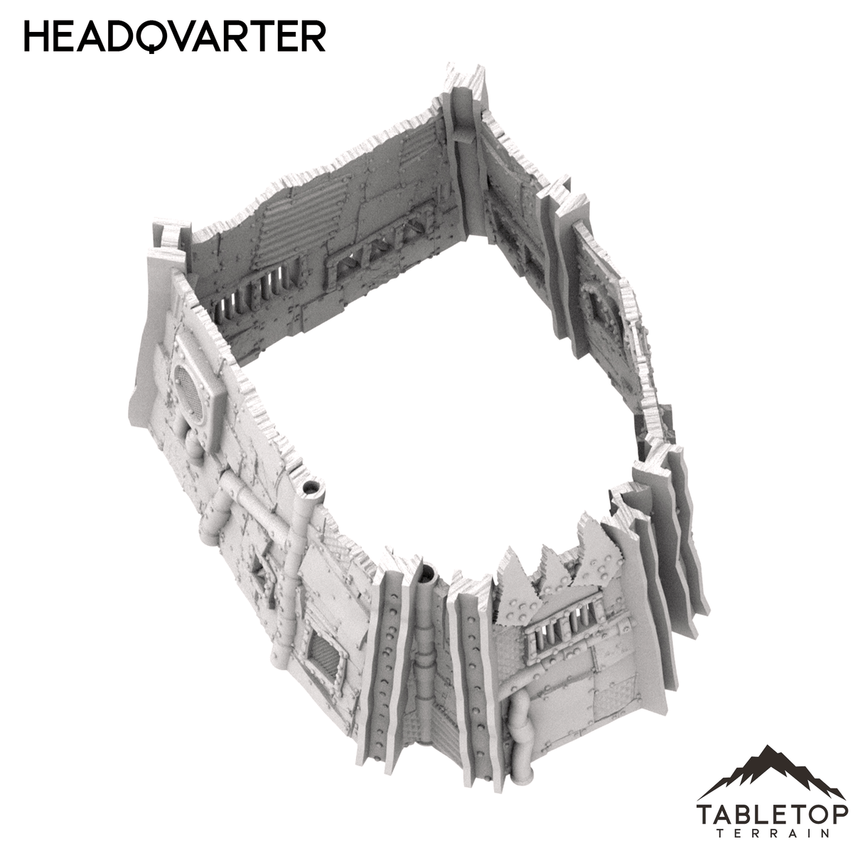 Tabletop Terrain Building Ork Headqvarter - Rivet City