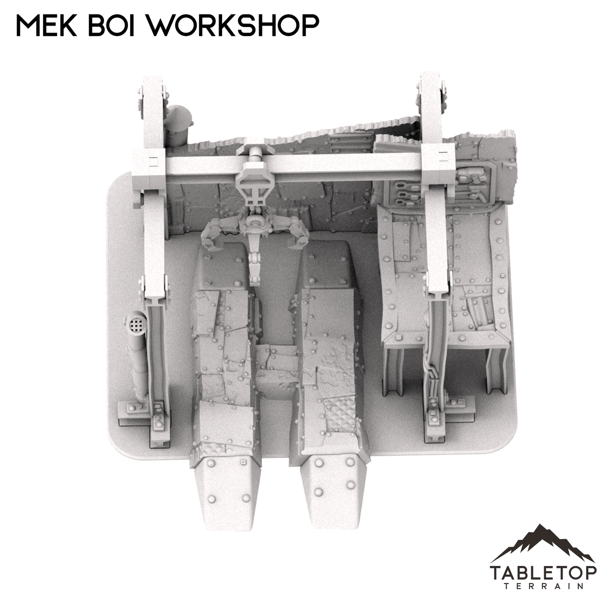 Tabletop Terrain Building Ork Mek Boi's Workshop - Rivet City