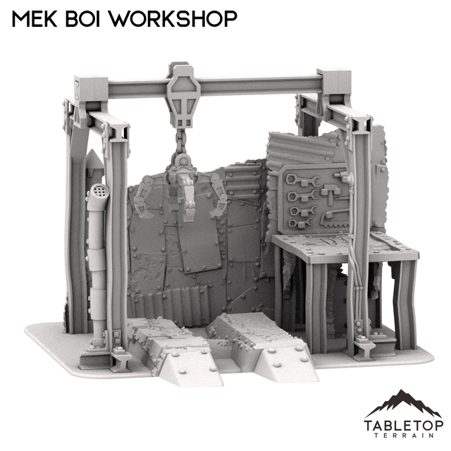 Tabletop Terrain Building Ork Mek Boi's Workshop - Rivet City