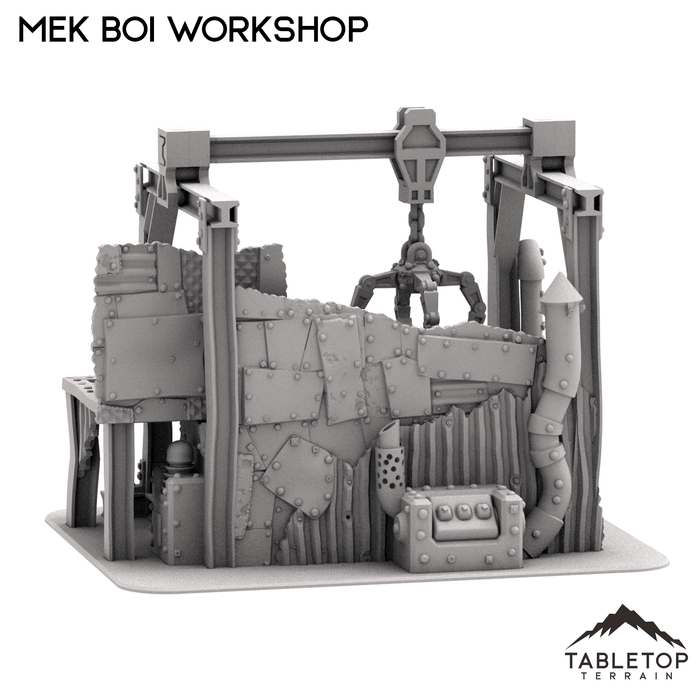 Tabletop Terrain Building Ork Mek Boi's Workshop - Rivet City
