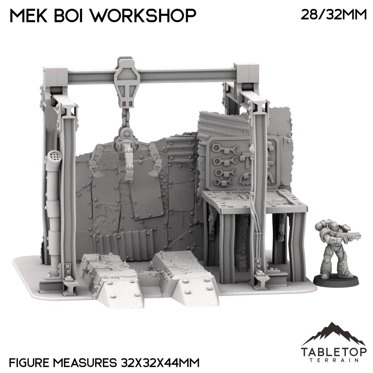 Tabletop Terrain Building Ork Mek Boi's Workshop - Rivet City