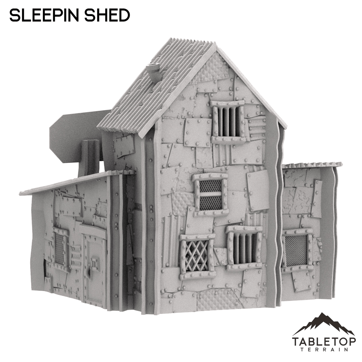 Tabletop Terrain Building Ork Sleepin Shed - Rivet City