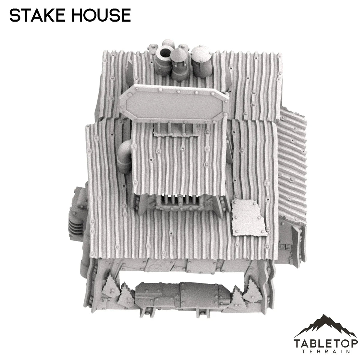 Tabletop Terrain Building Ork Stake House - Rivet City
