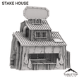 Tabletop Terrain Building Ork Stake House - Rivet City