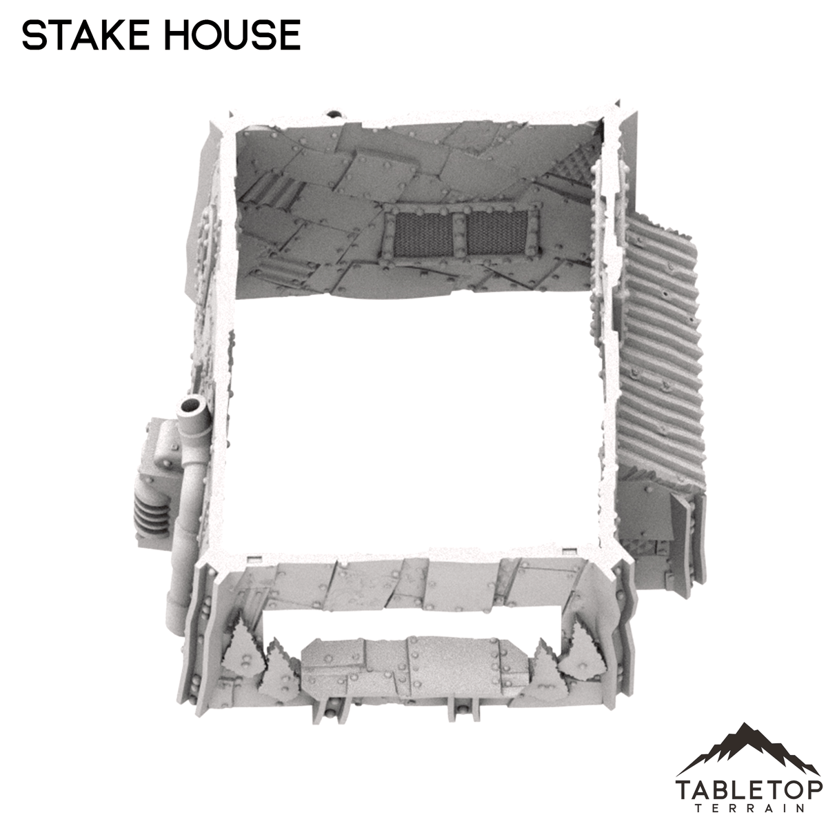 Tabletop Terrain Building Ork Stake House - Rivet City