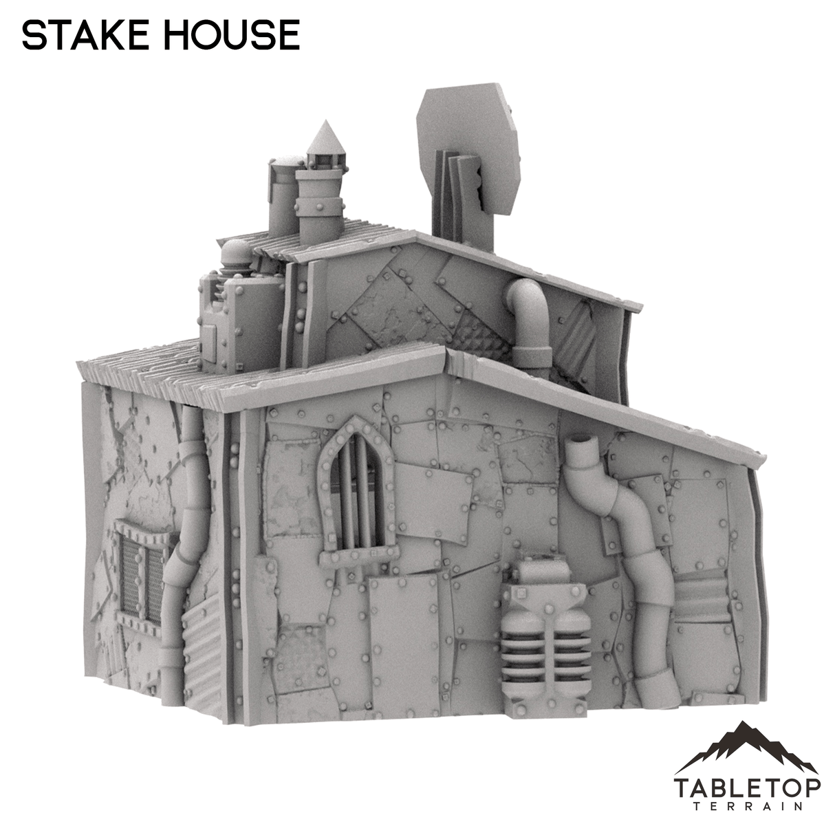 Tabletop Terrain Building Ork Stake House - Rivet City