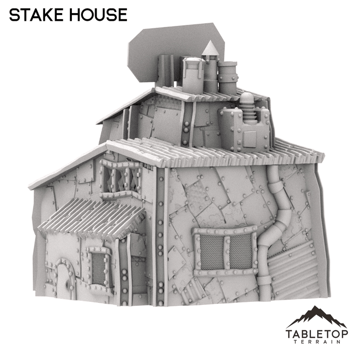 Tabletop Terrain Building Ork Stake House - Rivet City