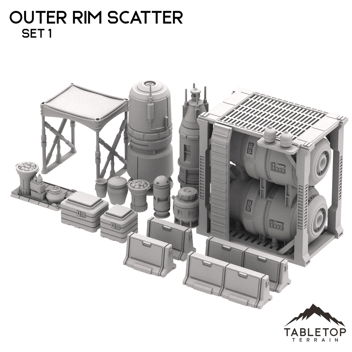 Tabletop Terrain Building Outer Rim Scatter