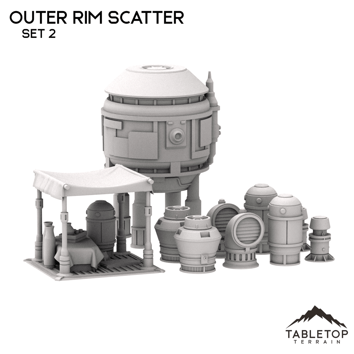 Tabletop Terrain Building Outer Rim Scatter