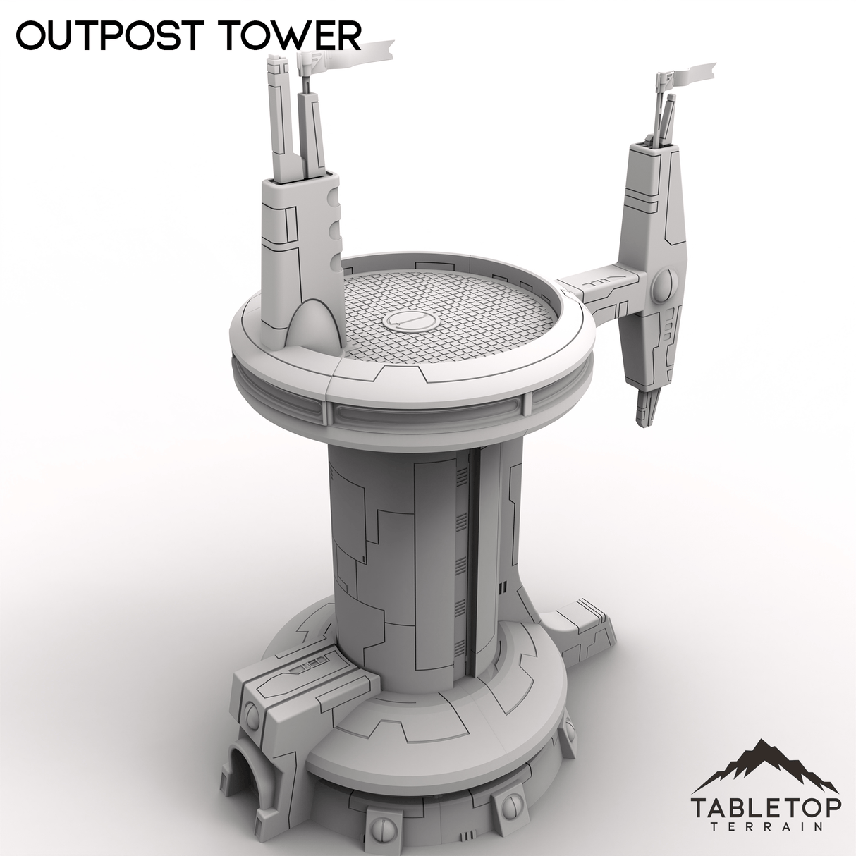 Tabletop Terrain Building Outpost Tower