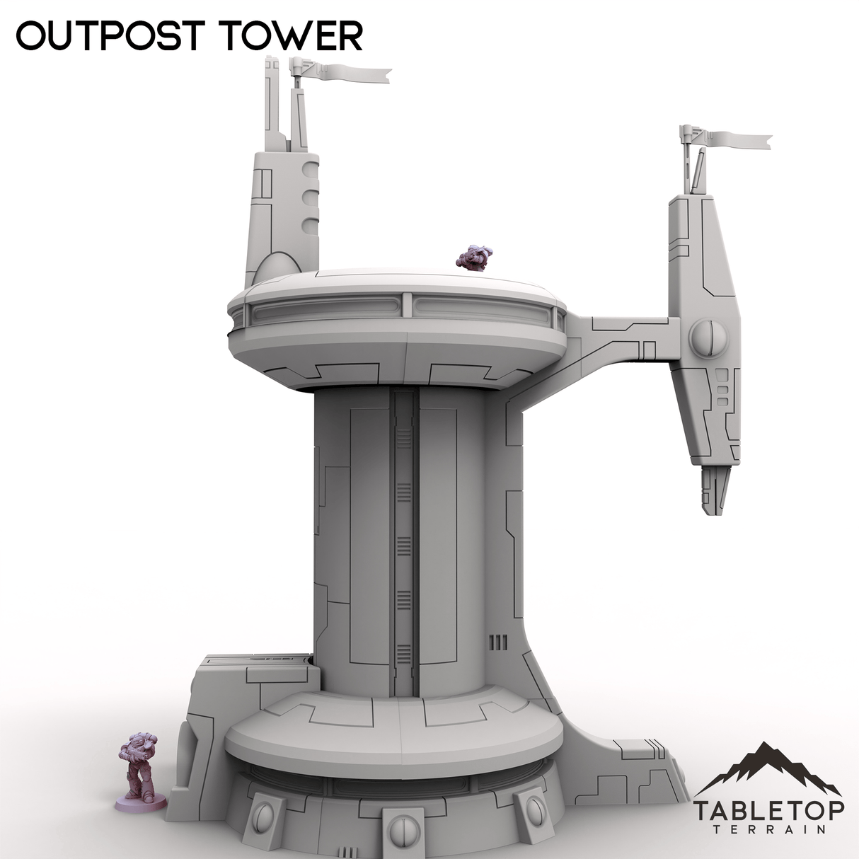 Tabletop Terrain Building Outpost Tower