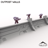 Tabletop Terrain Building Outpost Walls