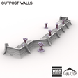 Tabletop Terrain Building Outpost Walls