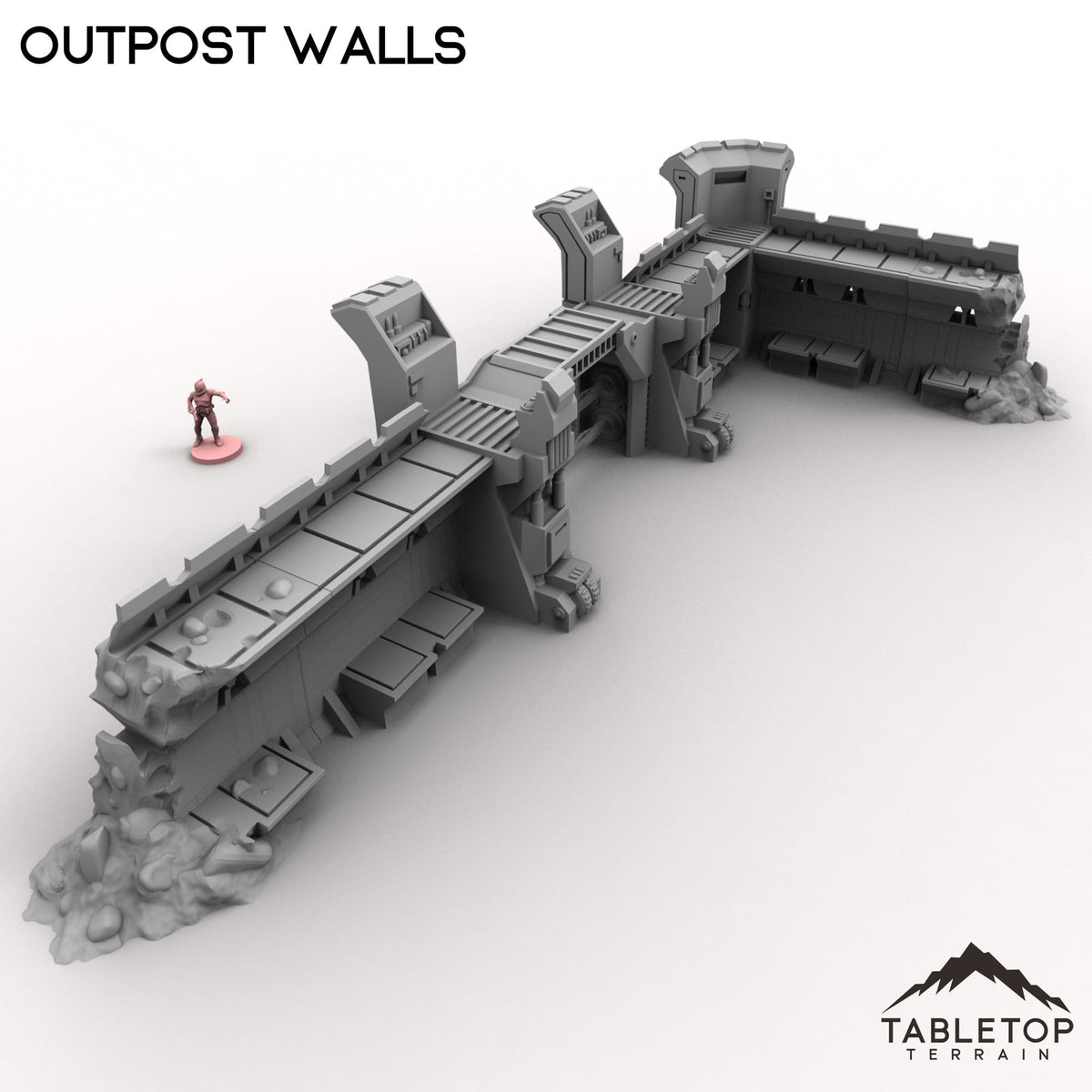 Tabletop Terrain Building Outpost Walls