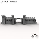 Tabletop Terrain Building Outpost Walls
