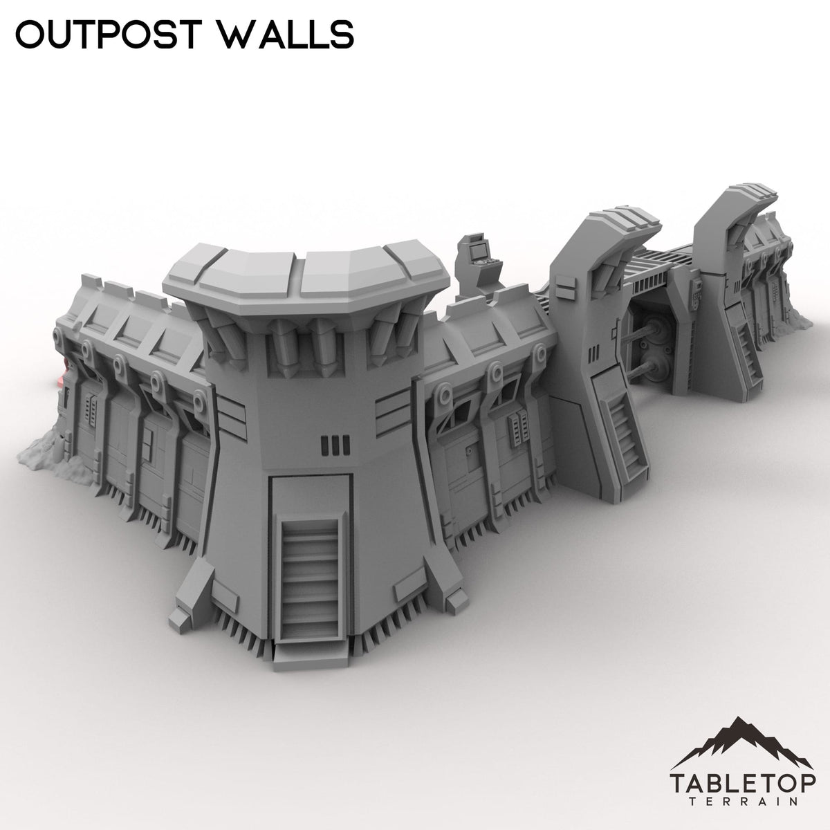 Tabletop Terrain Building Outpost Walls