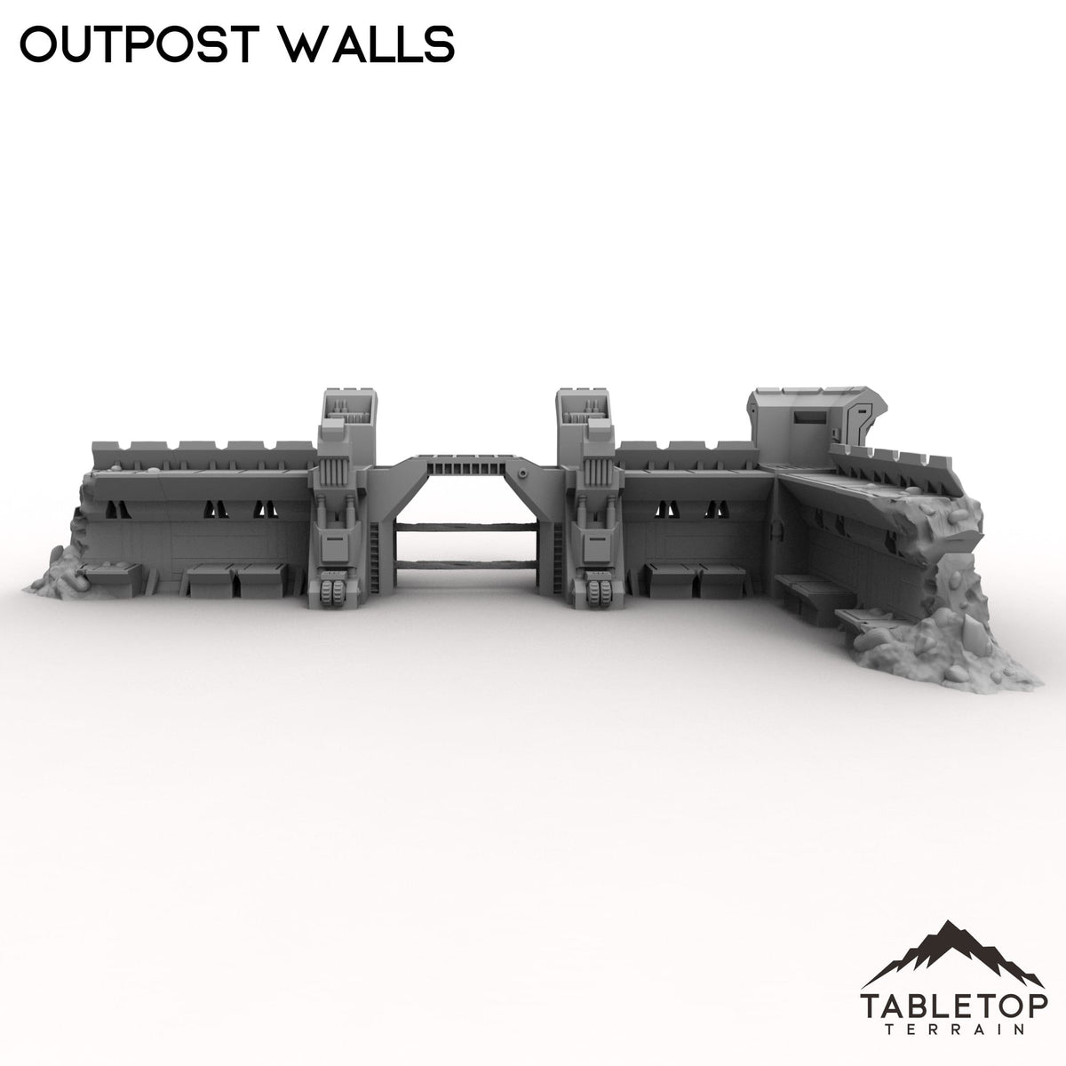 Tabletop Terrain Building Outpost Walls