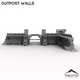 Tabletop Terrain Building Outpost Walls