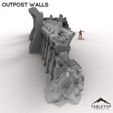 Tabletop Terrain Building Outpost Walls