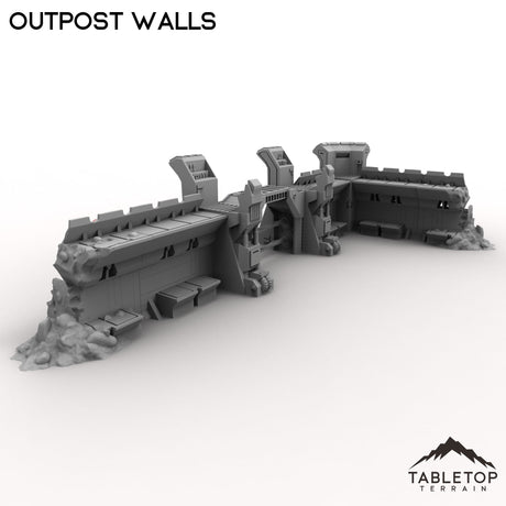 Tabletop Terrain Building Outpost Walls