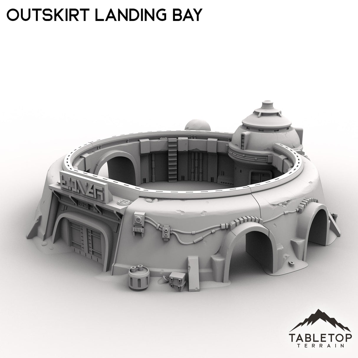 Tabletop Terrain Building Outskirt Landing Bay