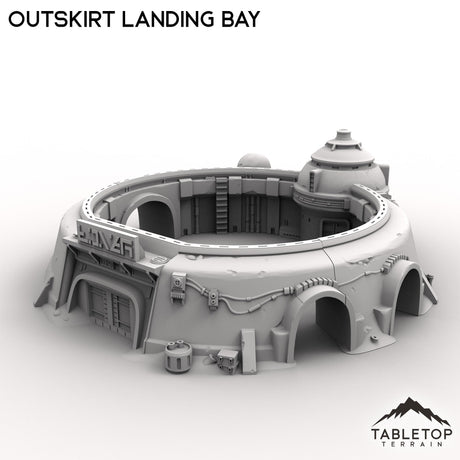 Tabletop Terrain Building Outskirt Landing Bay
