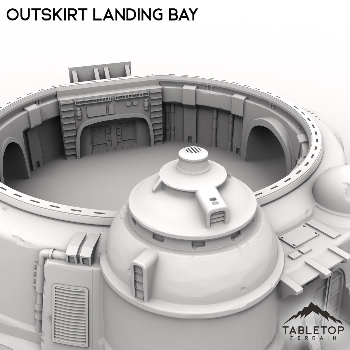 Tabletop Terrain Building Outskirt Landing Bay