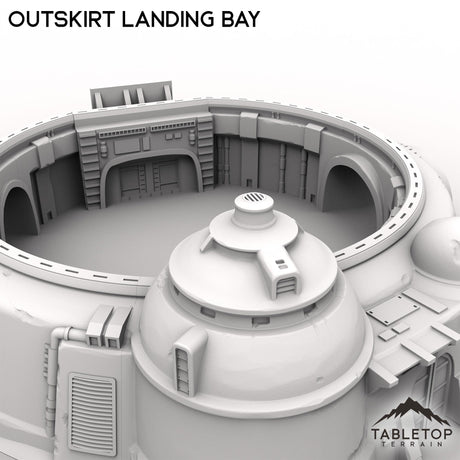 Tabletop Terrain Building Outskirt Landing Bay