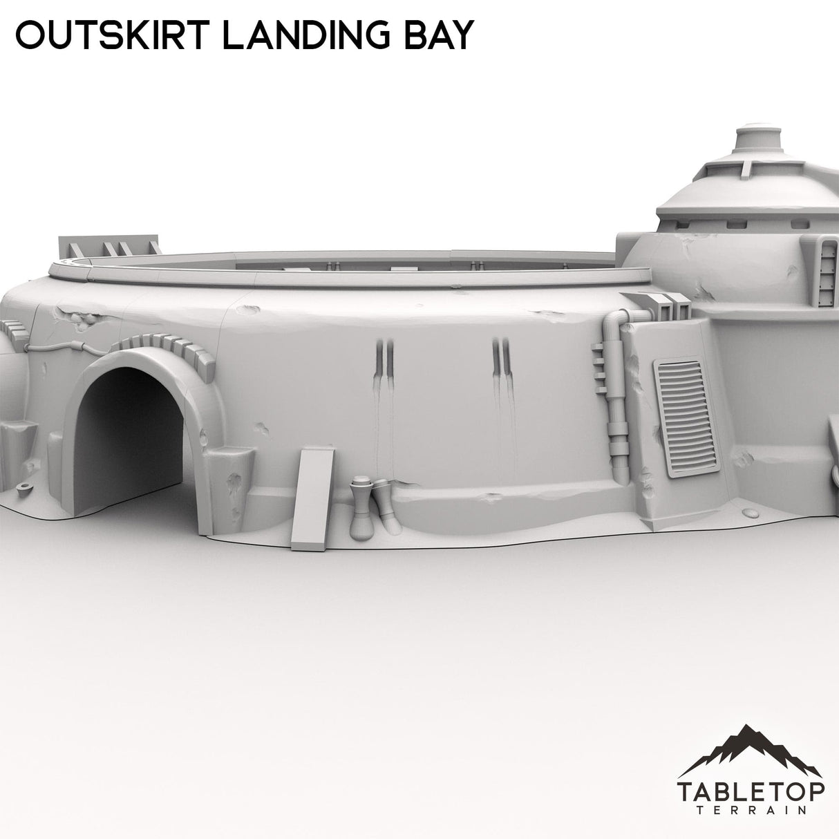 Tabletop Terrain Building Outskirt Landing Bay