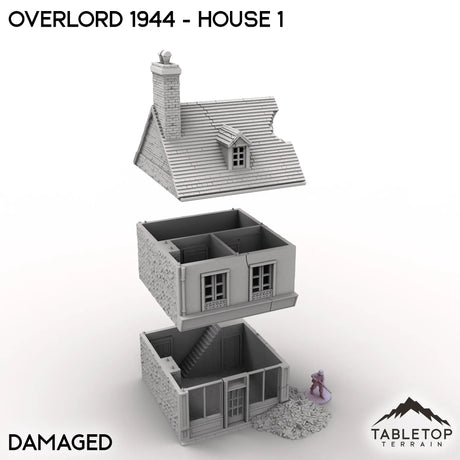 Tabletop Terrain Building Overlord 1944 - House 1