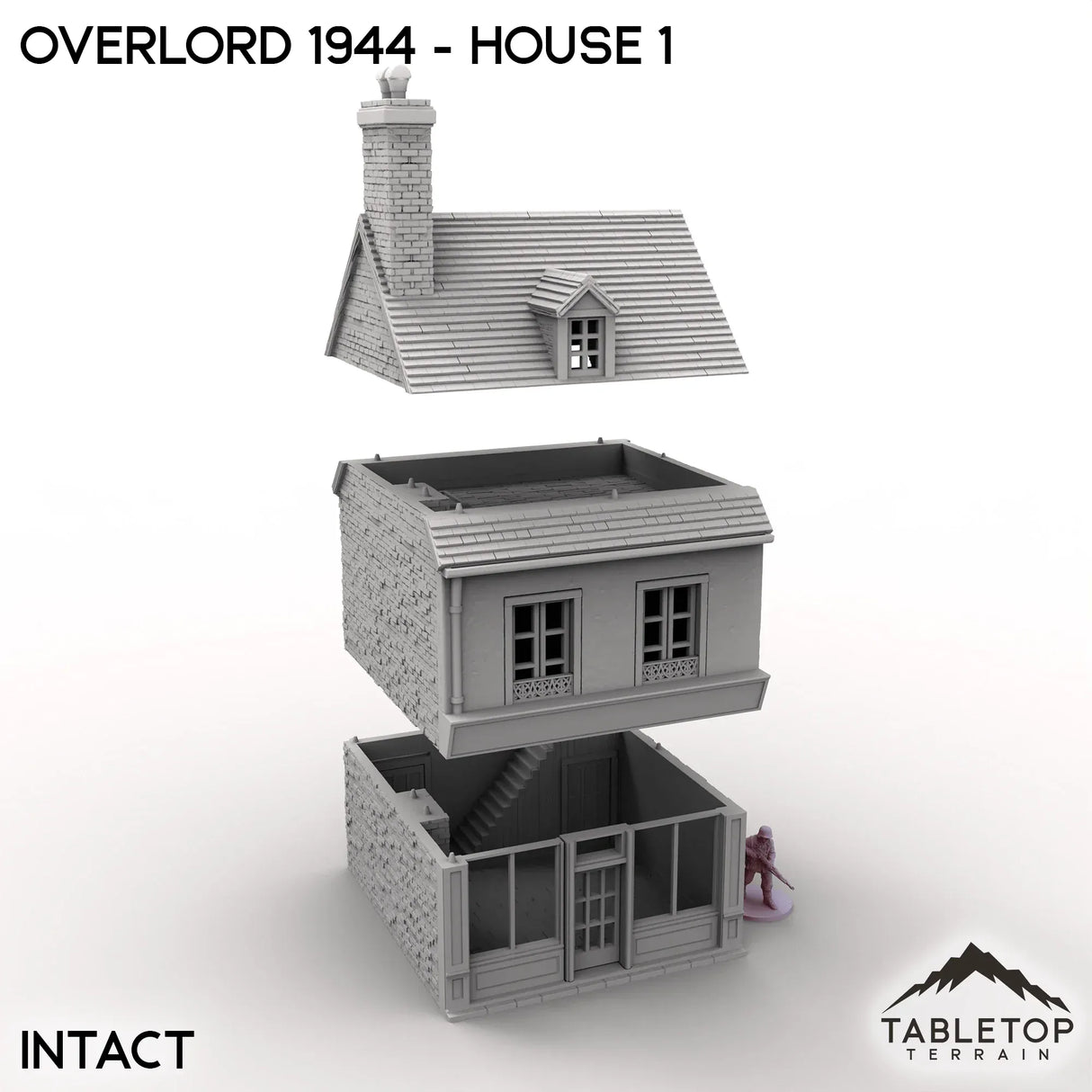 Tabletop Terrain Building Overlord 1944 - House 1