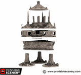 Tabletop Terrain Building Palace of the Druid - Rise of the Halflings - Fantasy Building
