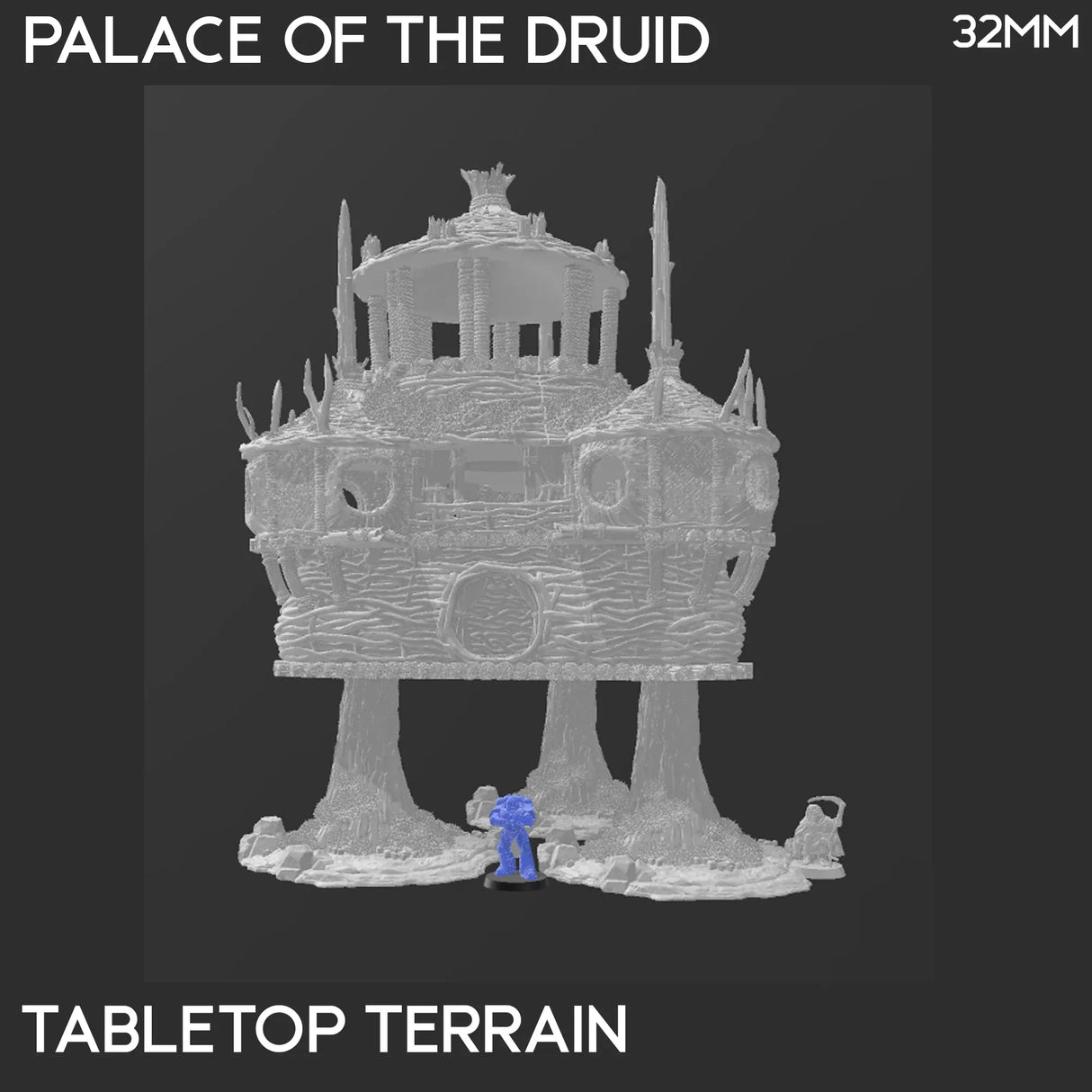 Tabletop Terrain Building Palace of the Druid - Rise of the Halflings - Fantasy Building