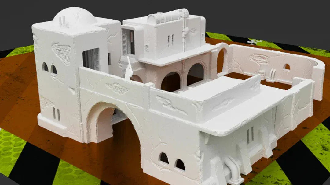 Tabletop Terrain Building Pilgrim City Commerce Guild - Star Wars Legion Shatterpoint Building