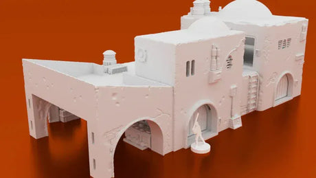 Tabletop Terrain Building Pilgrim City Compound House E - Star Wars Legion Shatterpoint Building