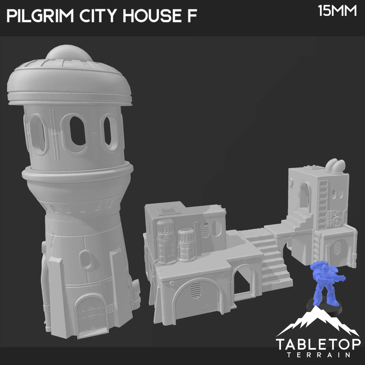 Tabletop Terrain Building Pilgrim City Compound House F - Star Wars Legion Shatterpoint Building