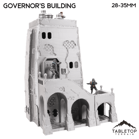 Tabletop Terrain Building Pilgrim City Governor's Building - Star Wars Legion Shatterpoint Building