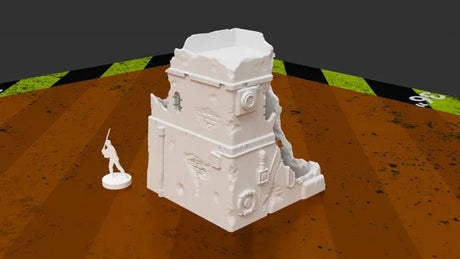 Tabletop Terrain Building Pilgrim City House A - Star Wars Legion Shatterpoint Building