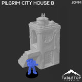Tabletop Terrain Building Pilgrim City House B - Star Wars Legion Shatterpoint Building