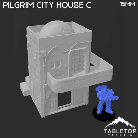 Tabletop Terrain Building Pilgrim City House C - Star Wars Legion Shatterpoint Building