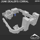 Tabletop Terrain Building Pilgrim City Junk Dealer's Corral - Star Wars Shatterpoint Legion Building