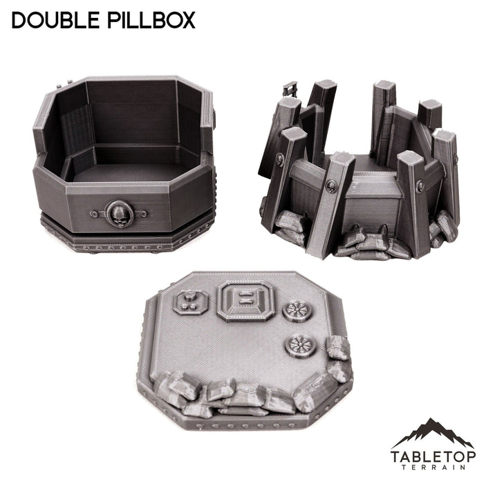 Tabletop Terrain Building Pillbox & Double Pillbox