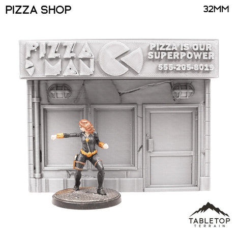 Tabletop Terrain Building Pizza Shop