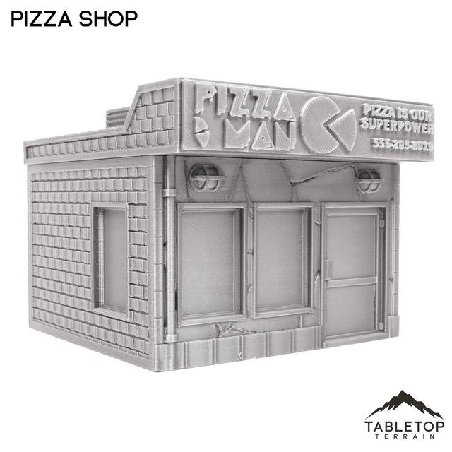 Tabletop Terrain Building Pizza Shop
