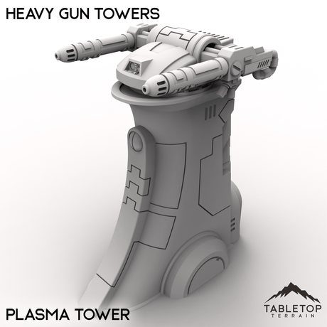 Tabletop Terrain Building Plasma / 32mm Heavy Gun Towers