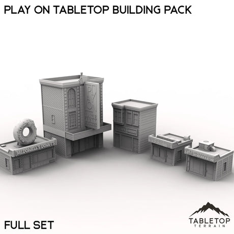 Tabletop Terrain Building Play On Protocol Building Pack