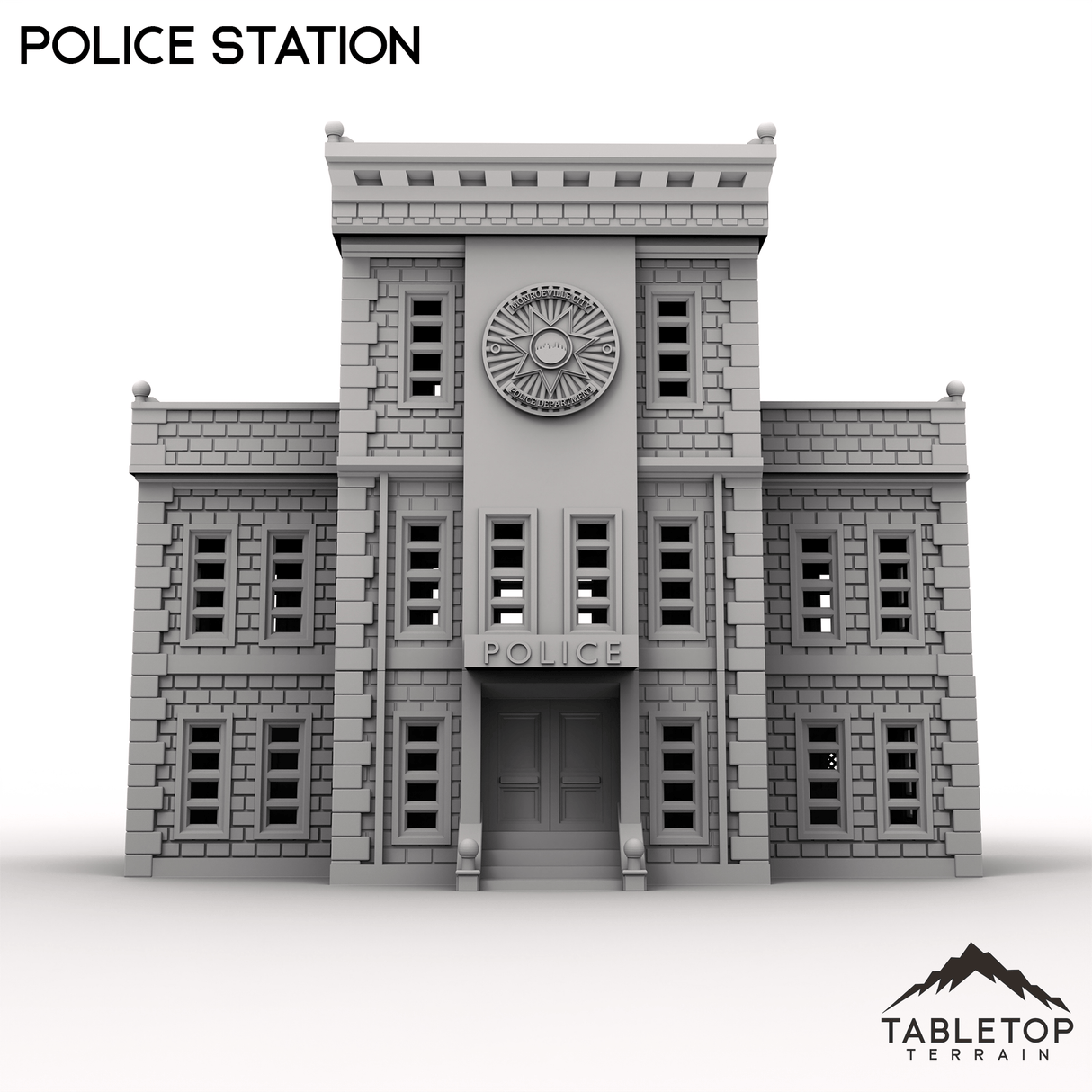 Tabletop Terrain Building Police Station