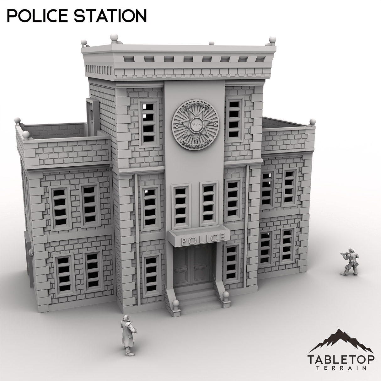 Tabletop Terrain Building Police Station