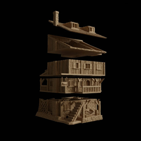 Tabletop Terrain Building Port Tavern