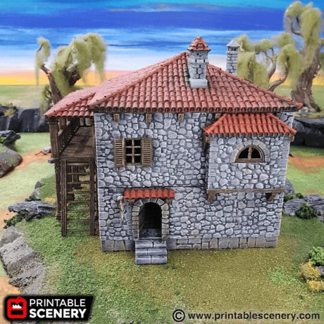 Tabletop Terrain Building Port Tavern - Fantasy Building